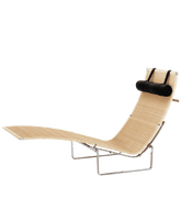 PK24 Chaise Lounge in Wicker
