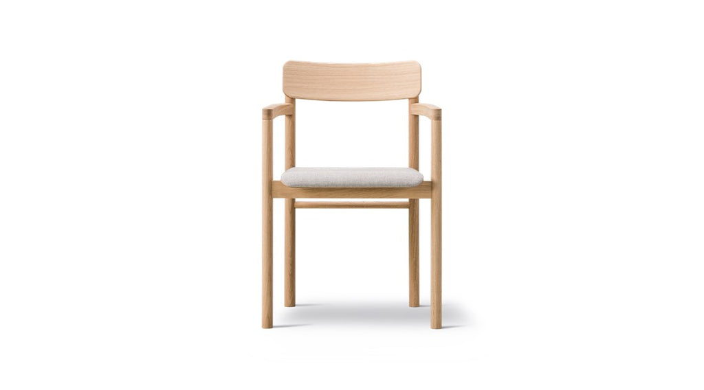 Post Armchair - Seat Upholstered
