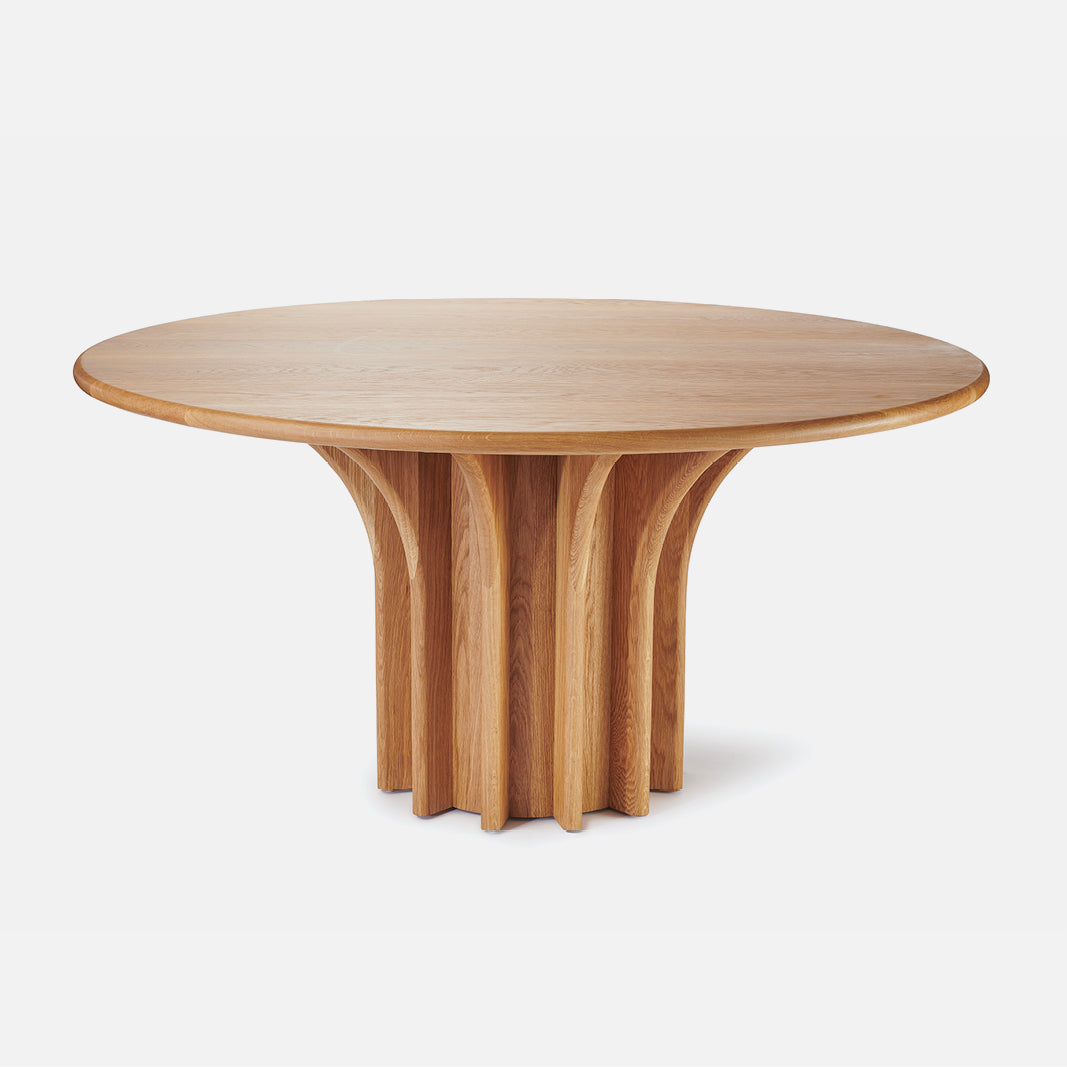 Rib Timber Table - Oak