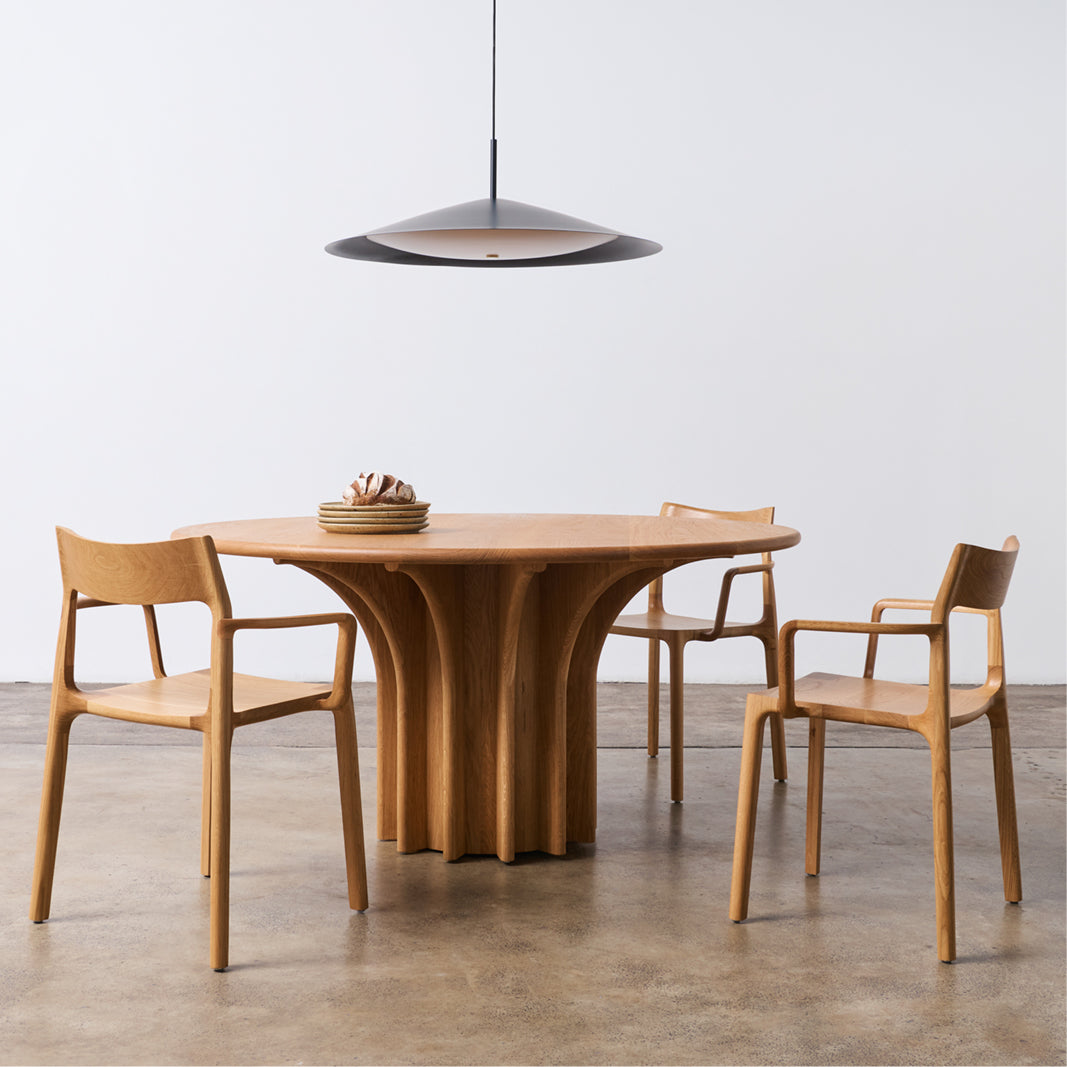 Rib Timber Table - Oak