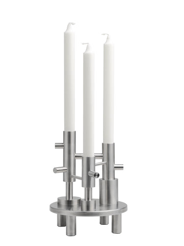 Candleholder Large Stainless Steel