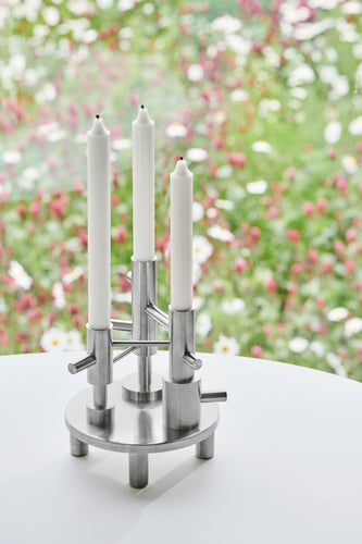 Candleholder Large - Stainless Steel