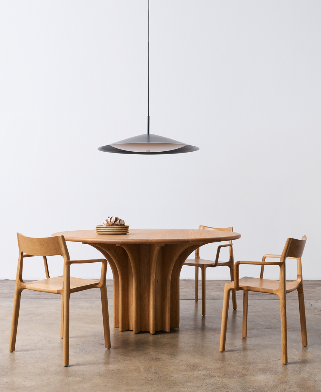 Rib Timber Table - Oak