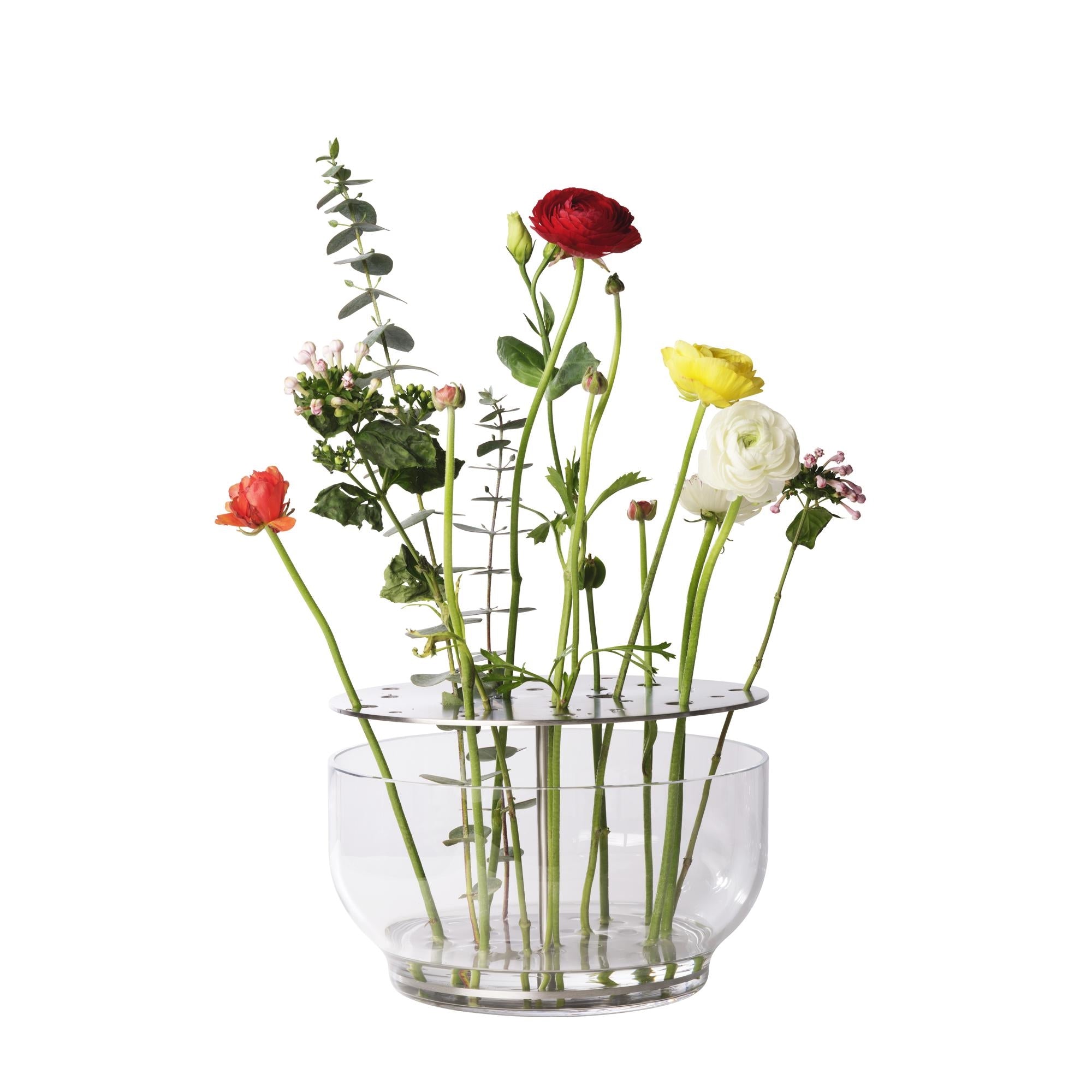 Ikebana Vase - Large w/ Stainless Steel