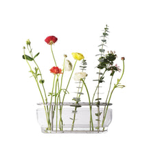 Ikebana Vase - Long w/ Stainless Steel