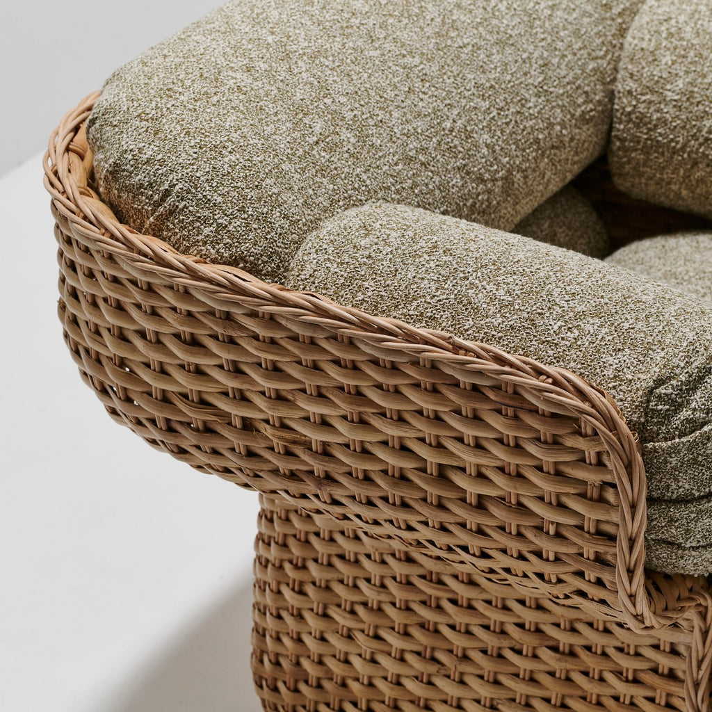 Basket Lounge Chair - Fully Upholstered