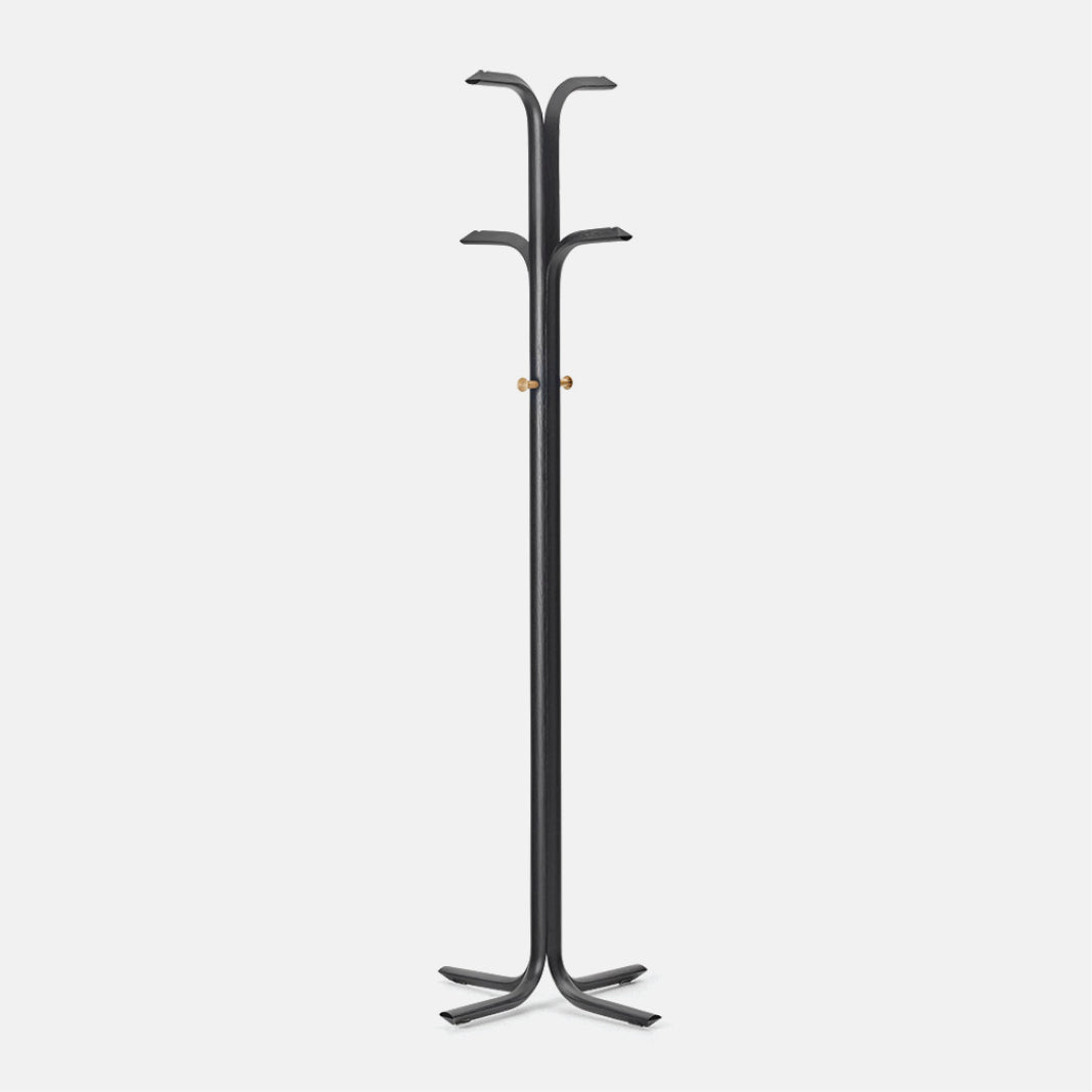 Furl Coat Stand Black Oak