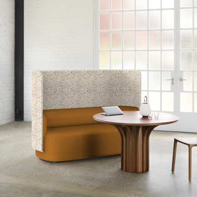 Mega Tulip 2 Seater  Square High Back