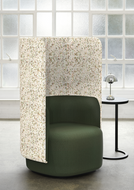 Mega Tulip Single Square Armchair High Back