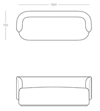 Mega Tulip 2 Seater Low Back