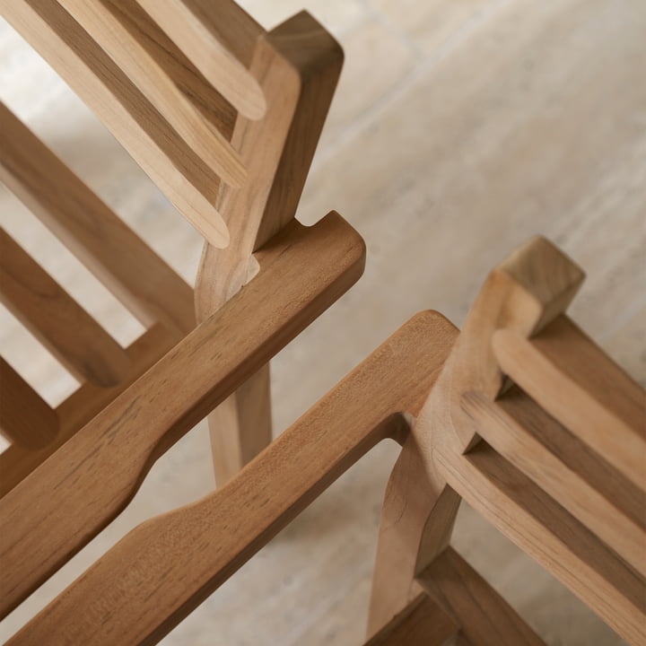 AH Outdoor Dining Chair with Armrest