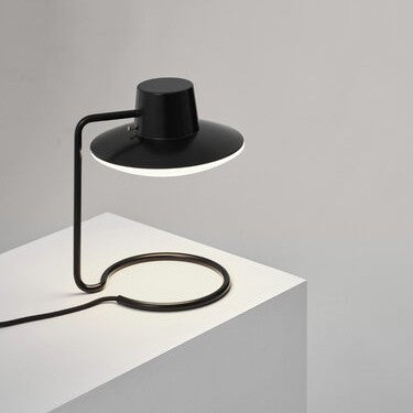 AJ Oxford Table Lamp Black H280mm