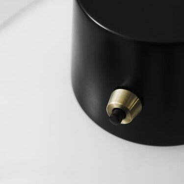 AJ Oxford Table Lamp Black H410mm