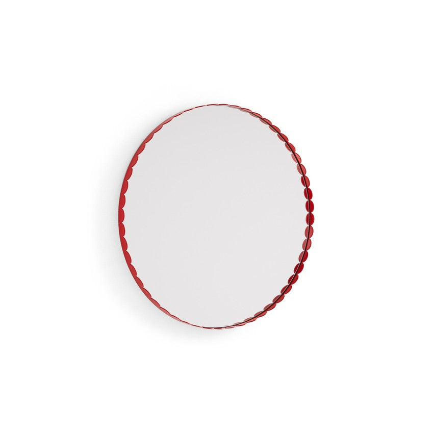 Arcs Mirror - Round Red