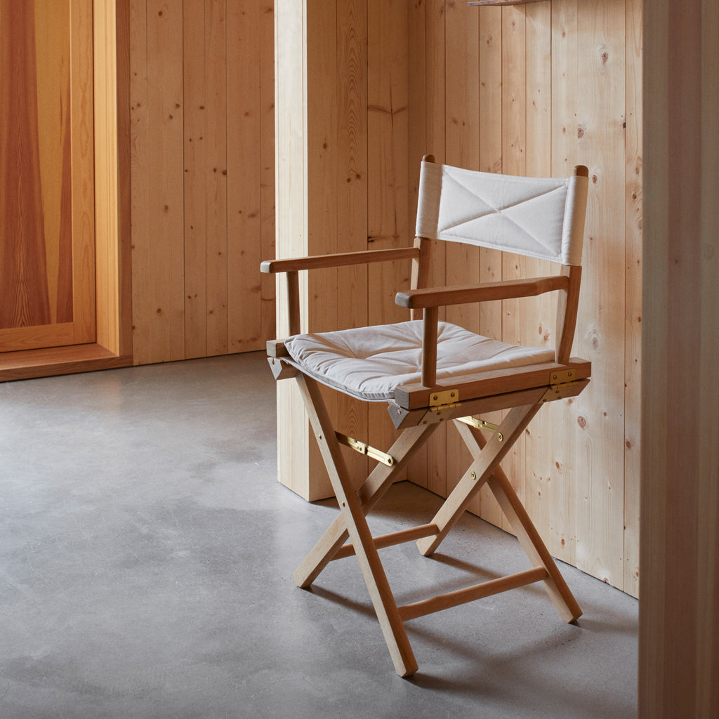 Director's Chair Canvas/White