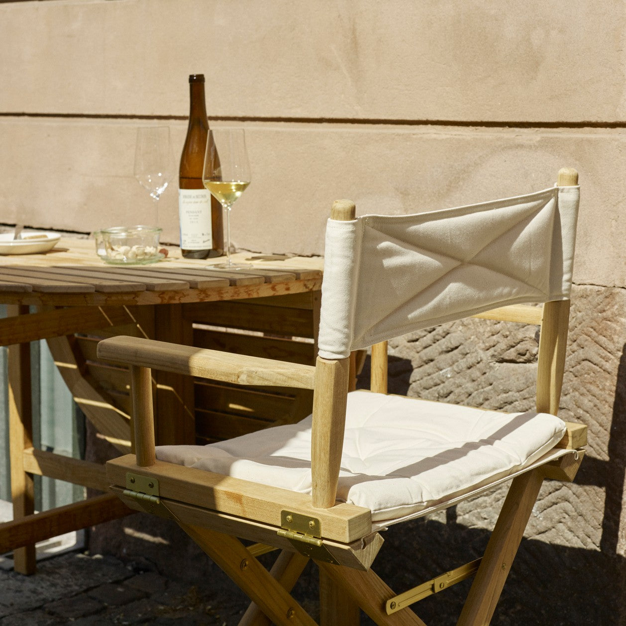 Director's Chair Canvas/White