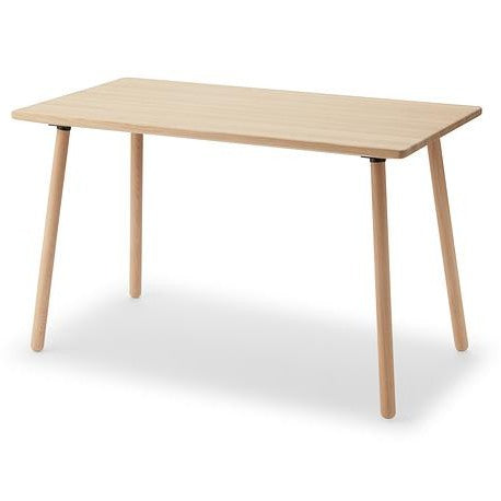 Georg Desk White Soap Oak