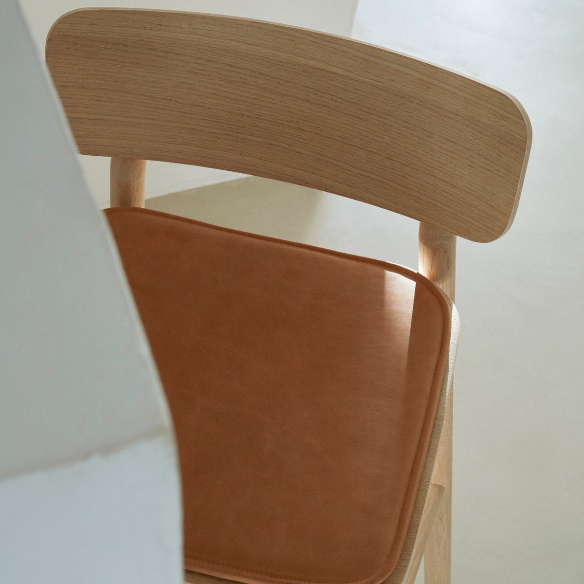 Hven Bar Stool Oak/Stainless Steel