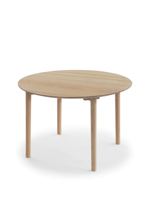 Hven Table Ø110 White Soap Oak