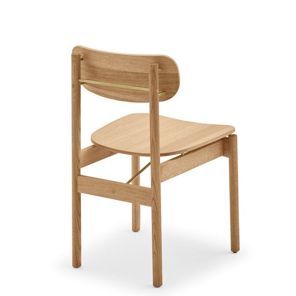Vester Chair Oiled Oak/Brass