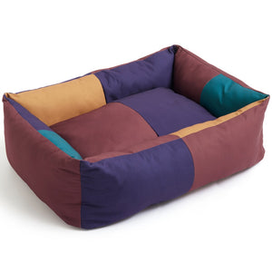 HAY Dogs Bed - Large, Burgundy, Green