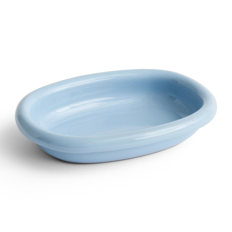 Barro Oval Dish, Small Light Blue