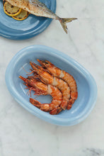 Barro Oval Dish, Small Light Blue