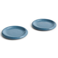 Barro Plate, Ø18 Dark Blue (Set of 2)