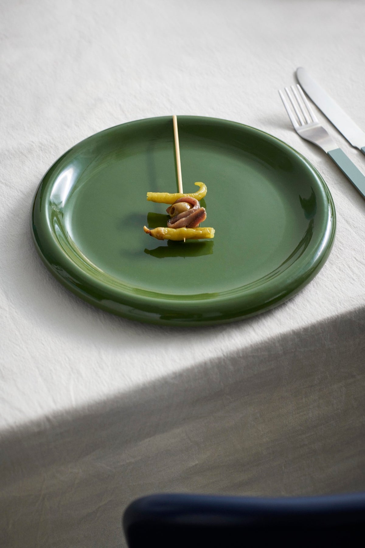 Barro Plate, Ø18 Green (Set of 2)