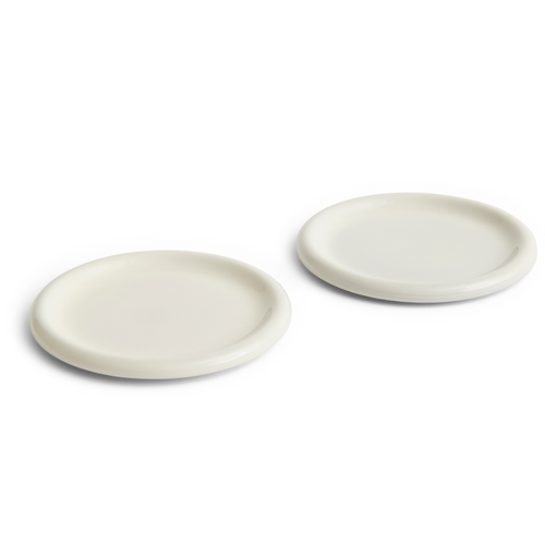 Barro Plate, Ø24 Off-White (Set of 2)