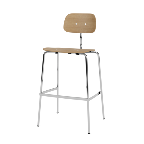 Kevi Bar Stool Fully Upholstered
