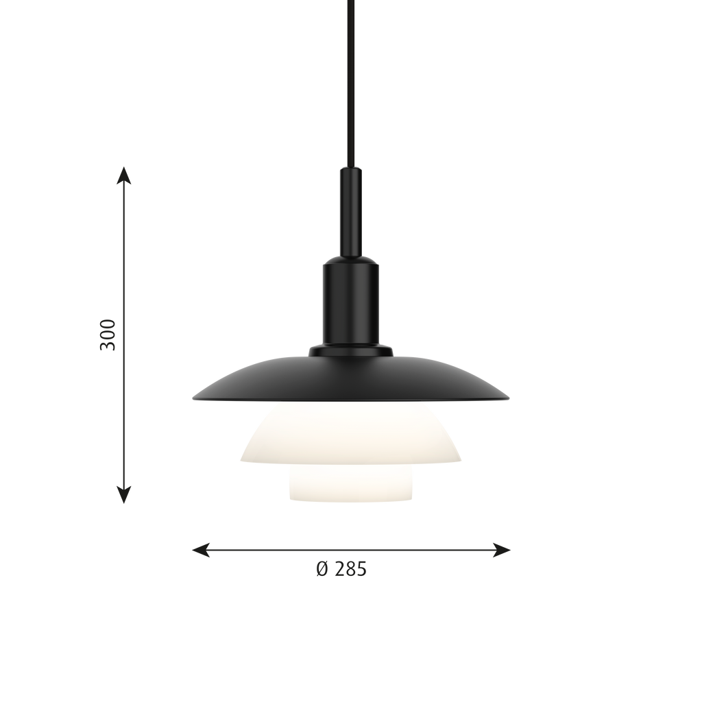 PH 3/3, Pendant Light, 60W, E27