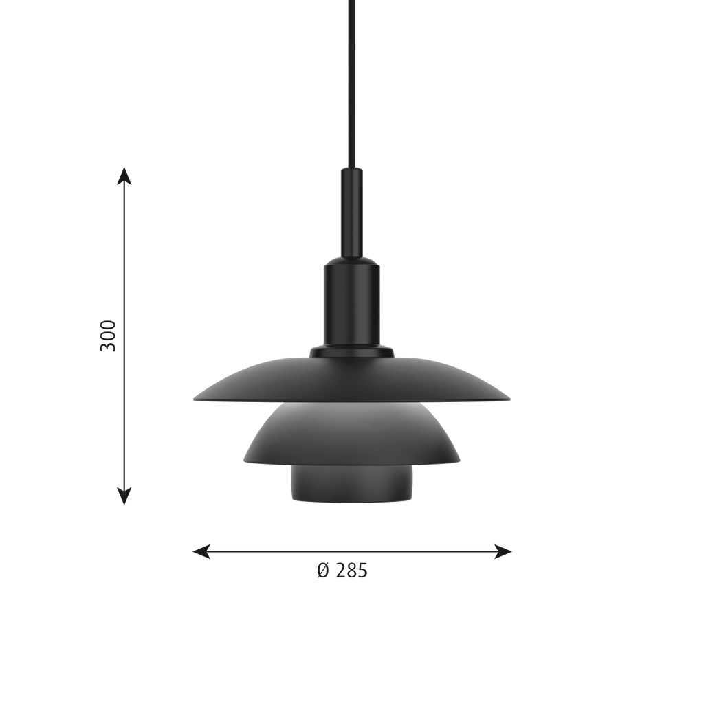 PH 3/3, Pendant Light, 60W, E27
