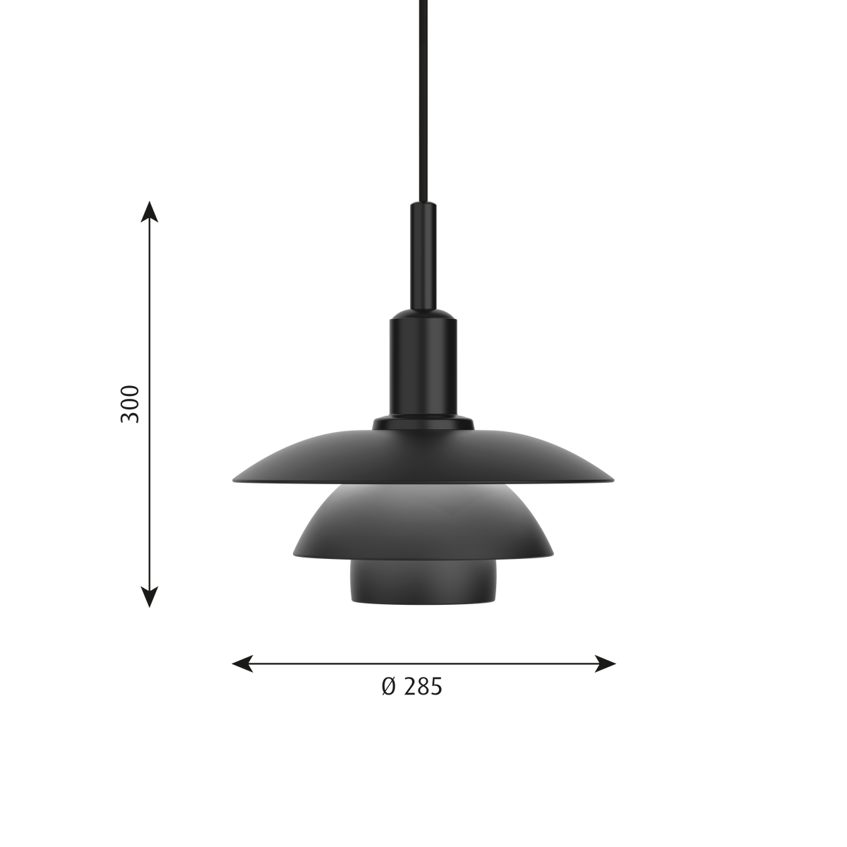 PH 3/3, Pendant Light, 60W, E27