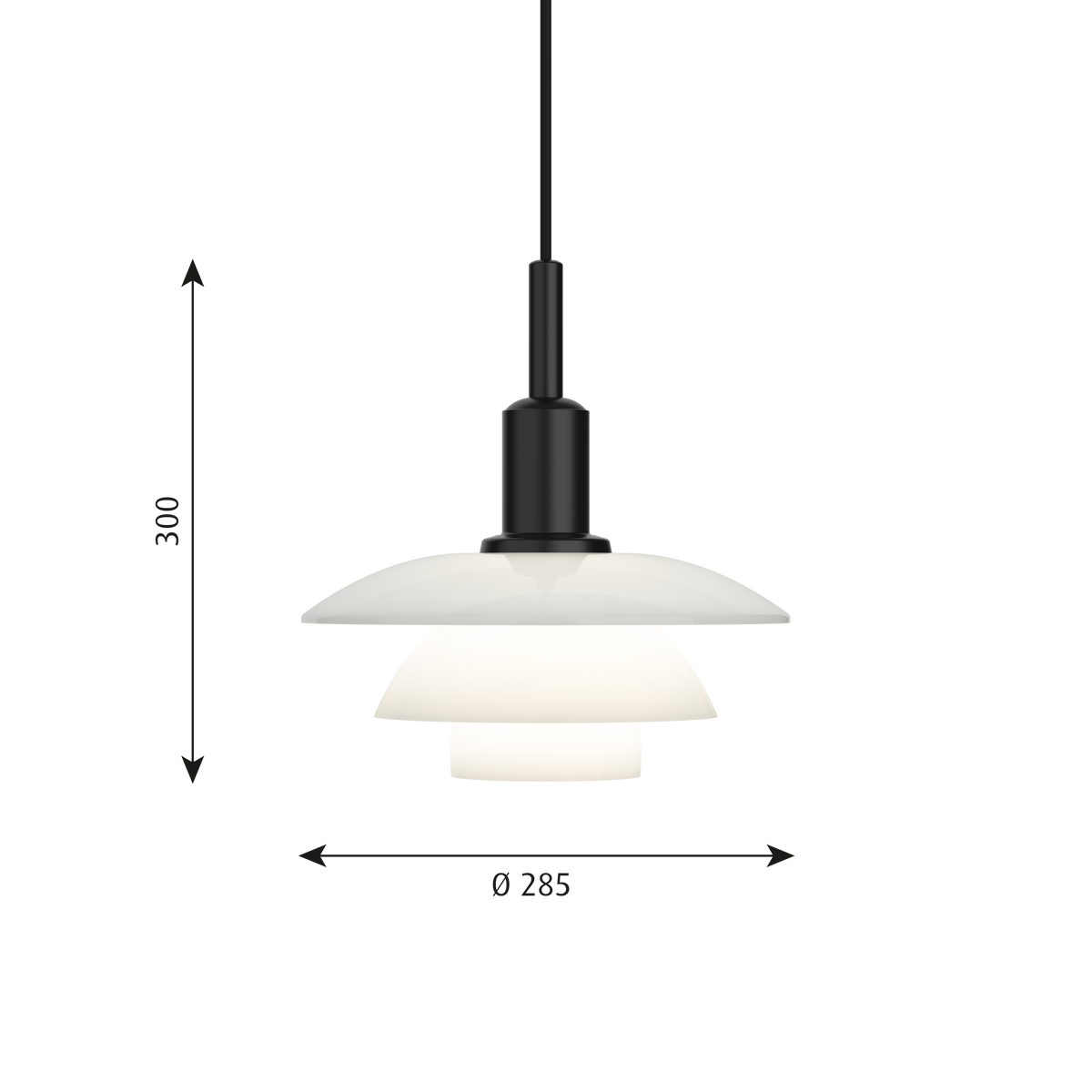 PH 3/3, Pendant Light, 60W, E27