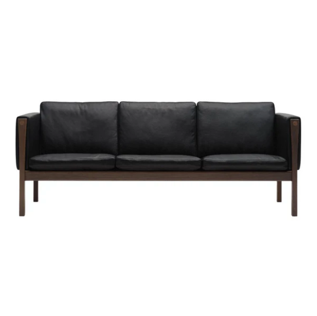 CH163 - 3 Seat Sofa (For Walnut Base)