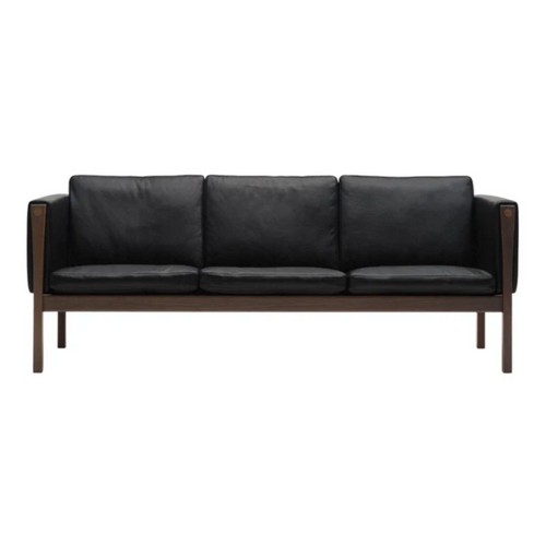CH163 - 3 Seat Sofa (For Walnut Base)