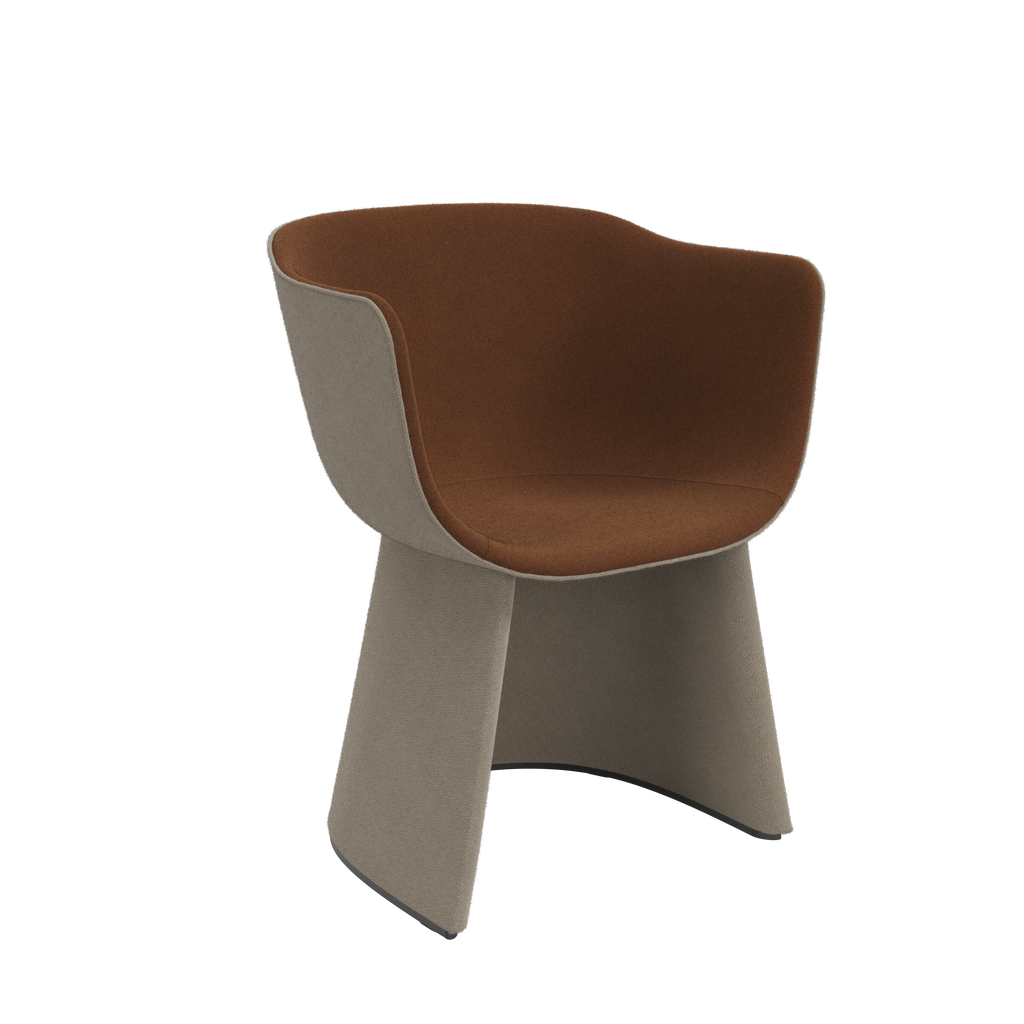 Monolit Dining Chair w/o Leather Piping