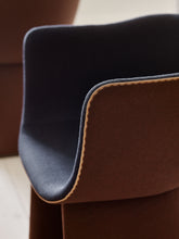 Monolit Dining Chair With Leather Piping