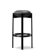 Pioneer Stool - Beech Black Lacq