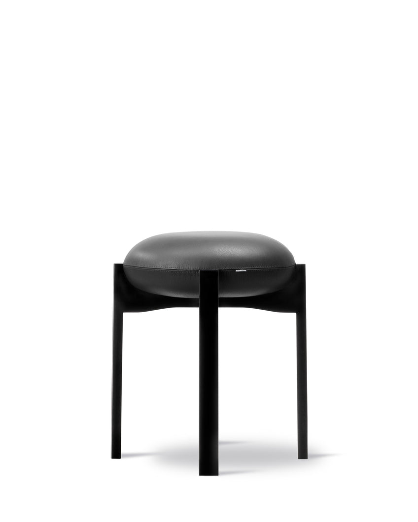 Pioneer Stool Low - Black Beech Lacquered