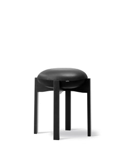 Pioneer Stool Low - Black Beech Lacquered