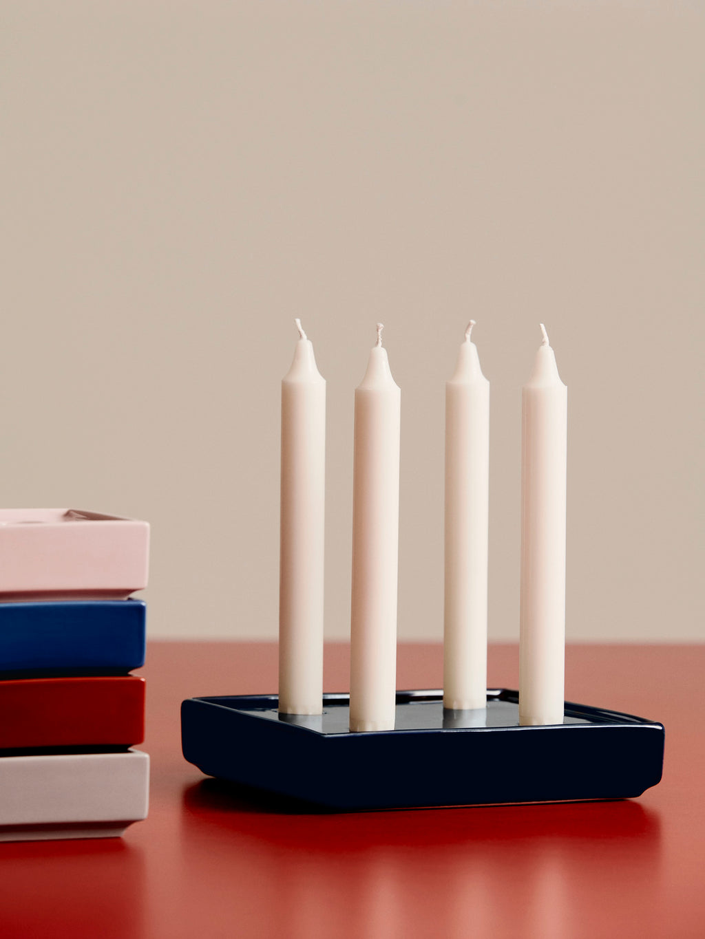 Mattone Candleholder-Small - Light Pink