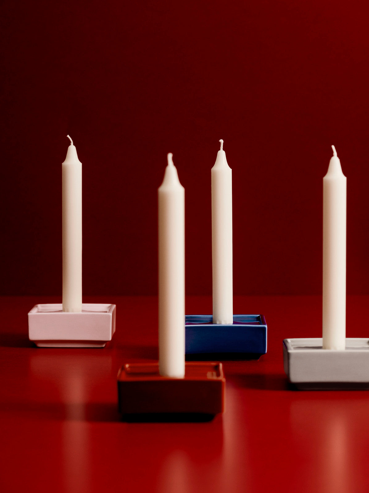 Mattone Candleholder-Small - Light Pink