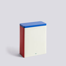 Tin Container XL - Off-White, Blue & Red