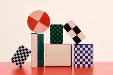 Tin Container - Round - Red & Soft Pink