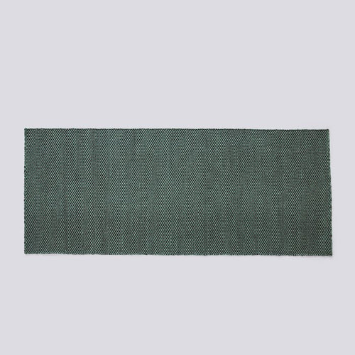 Moire Runner - Emerald Green W80xL200 cm