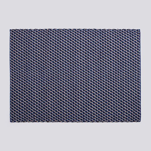 Channel Rug - 140 x 200 Blue, White