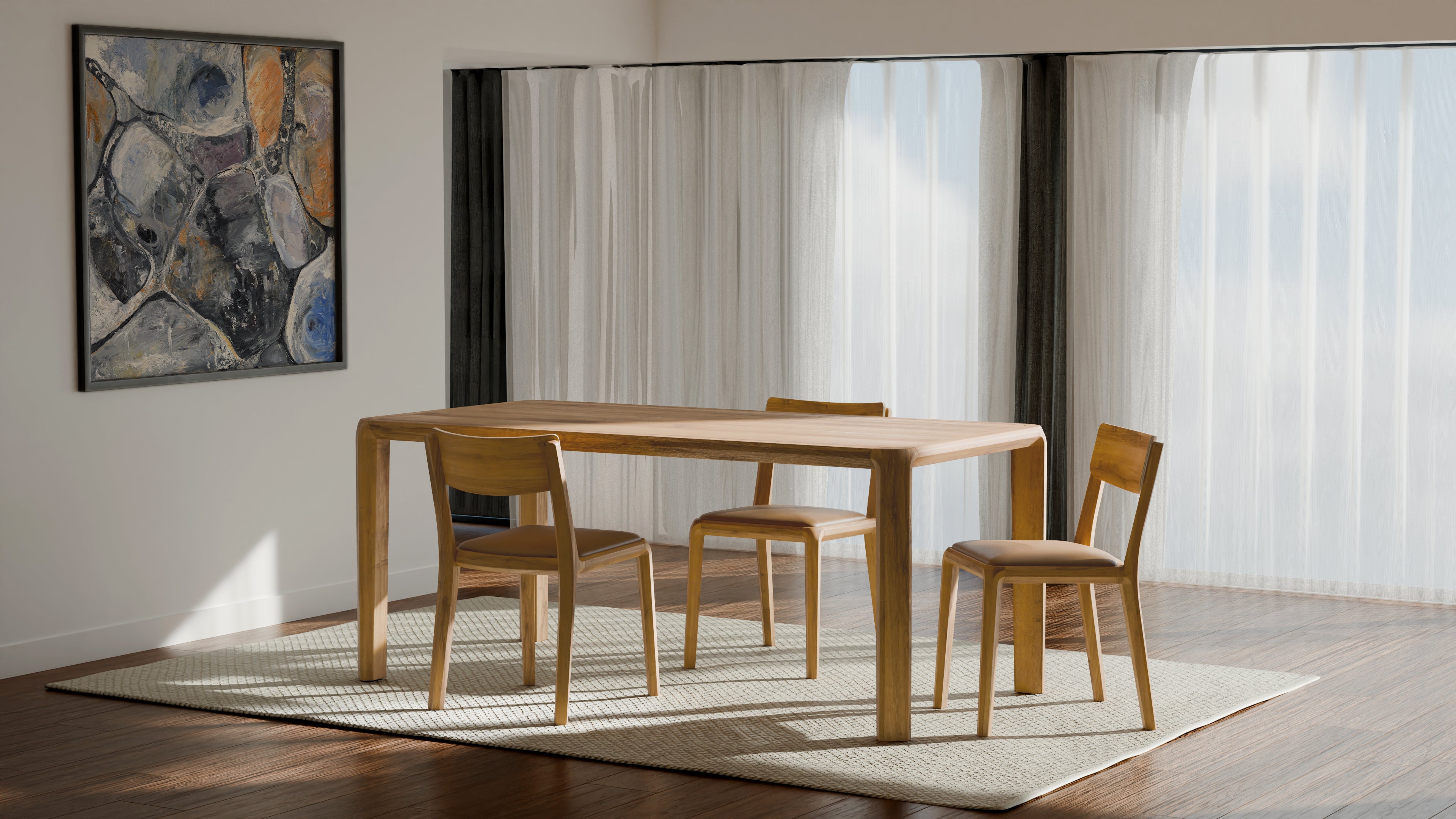Boardwalk Table 2000x1000x750