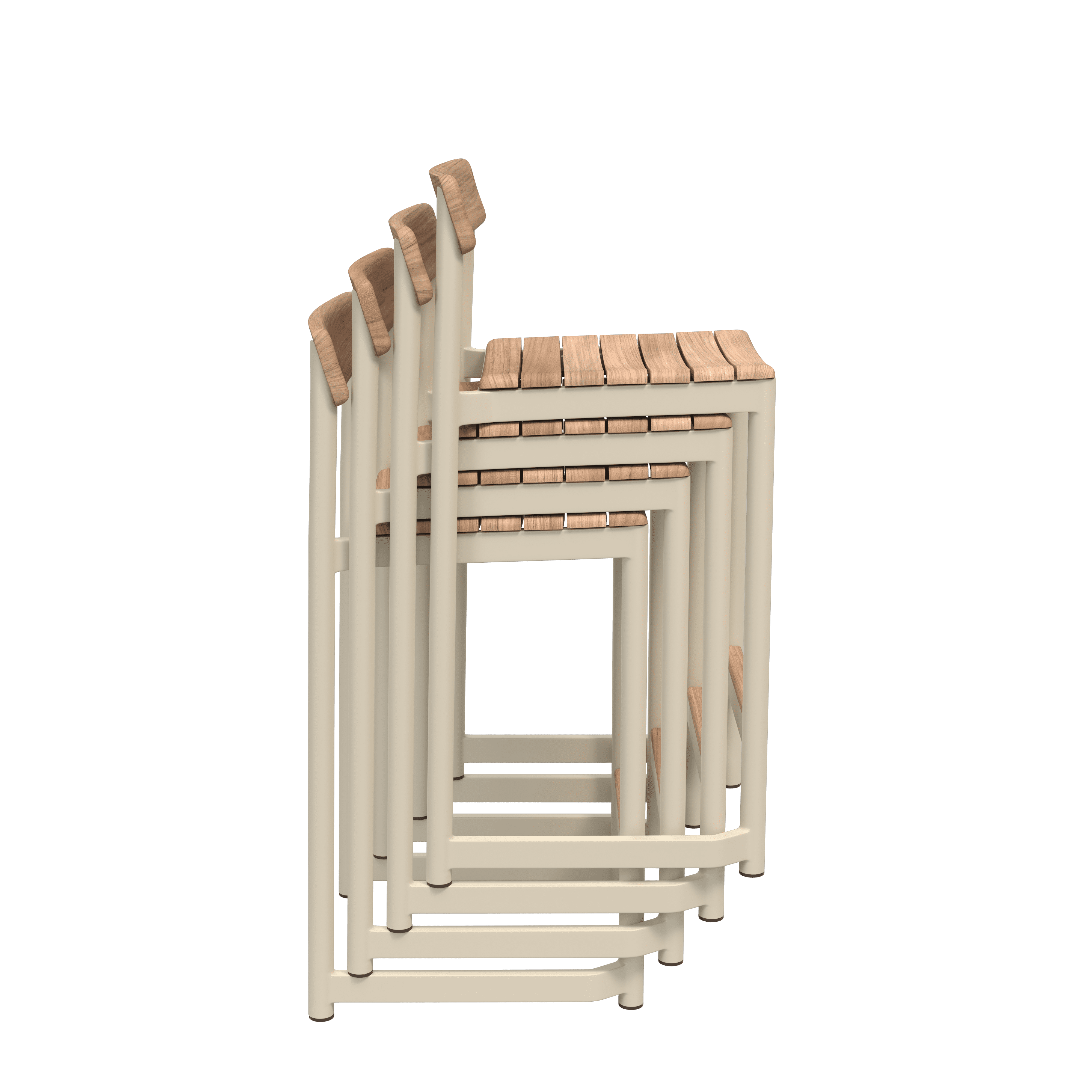 Pelagus Counter Stool 67 cm, Light Ivory